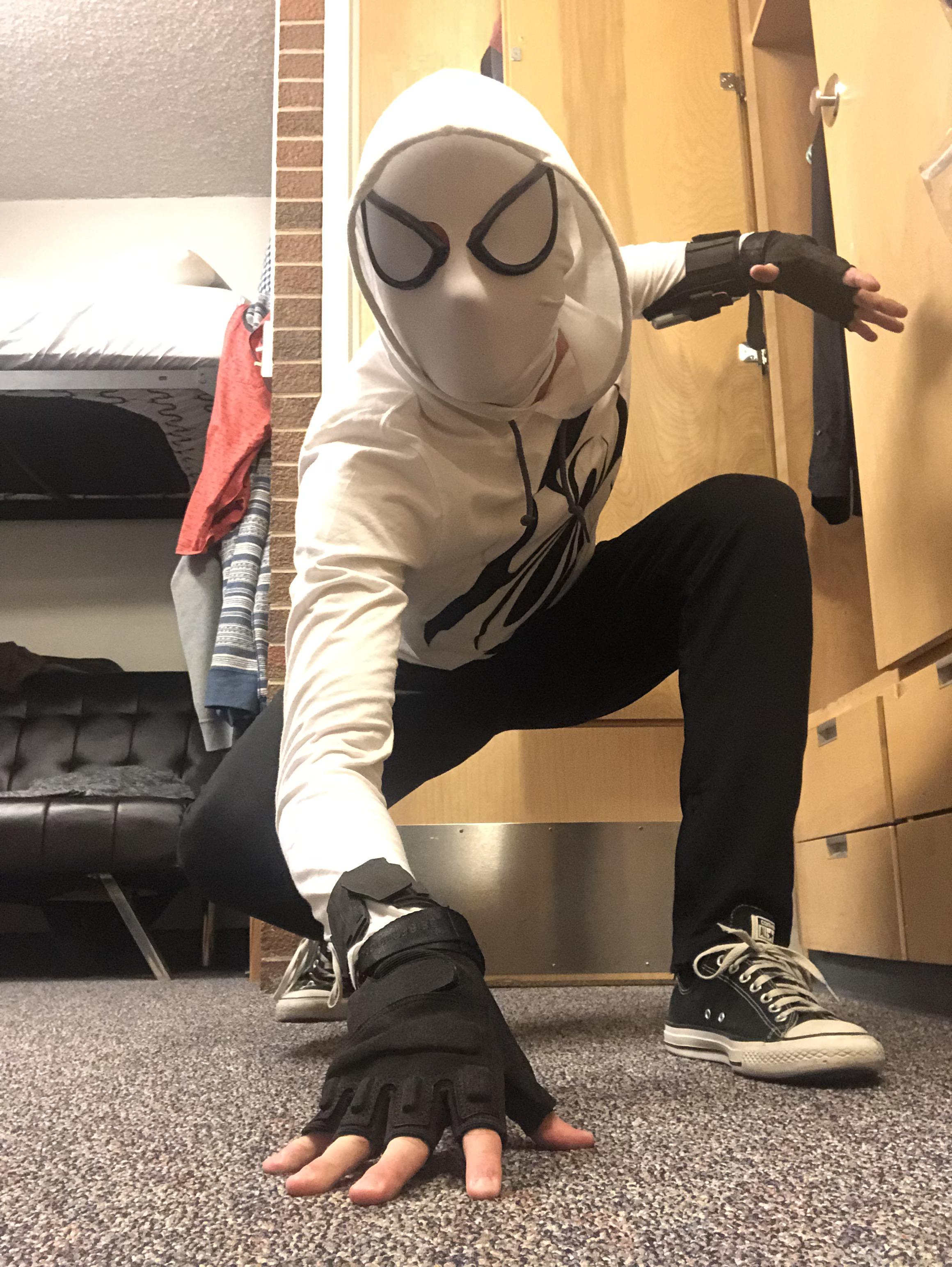 The beginnings of my Spider-Man cosplay this year! So happy with how it