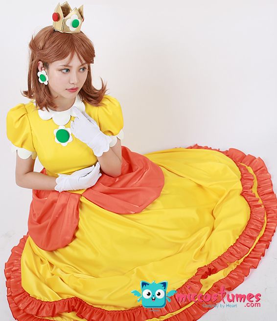 Super Mario BROS Princess Daisy Cosplay Costume | Mario cosplay, Mario