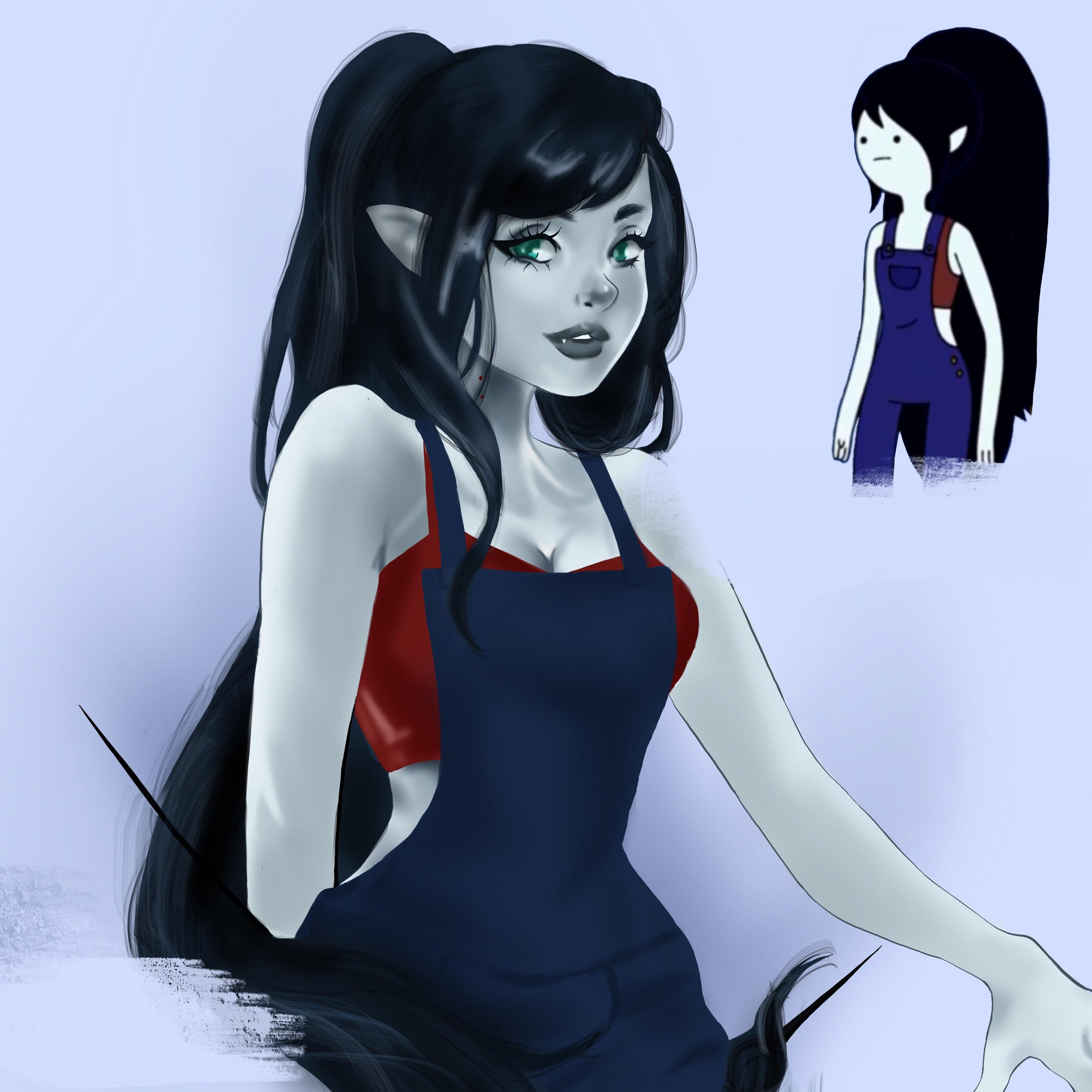 My fan art of Marceline in my art style! : r/adventuretime