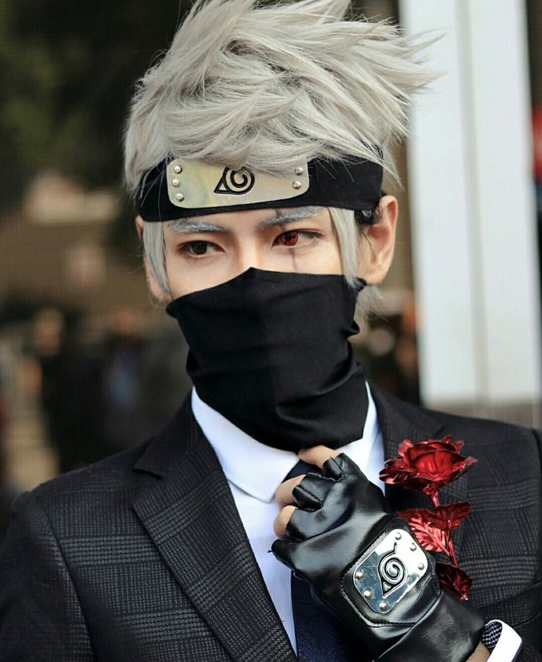 Kakashi Kiss Cosplay Love