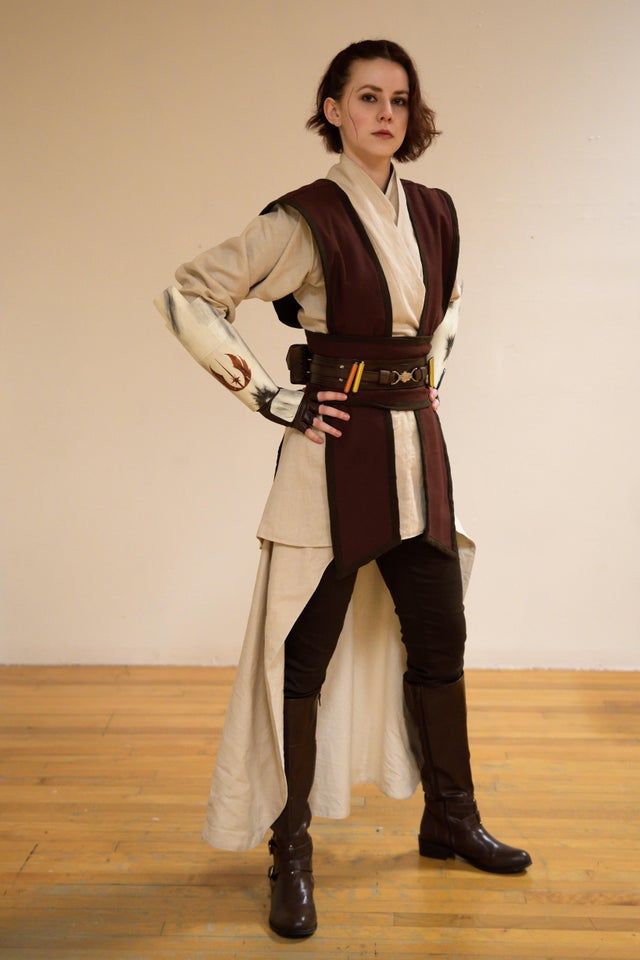 jedi cosplay costume Costume 4 pièces jedi/star wars/cosplay jedi/jedi/star