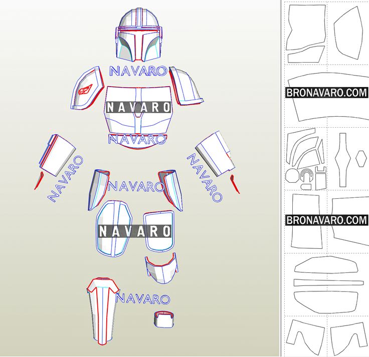 eva foam cosplay templates Foam chest armor template