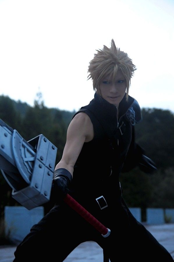 cloud strife advent children cosplay Cloud cosplay fantasy final strife kaname advent children ff myanimegirls male vii choose board ff7 costume