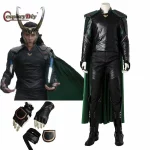 loki cosplay costume Loki thor ragnarok costumes costume cosplay halloween men suit boots adult