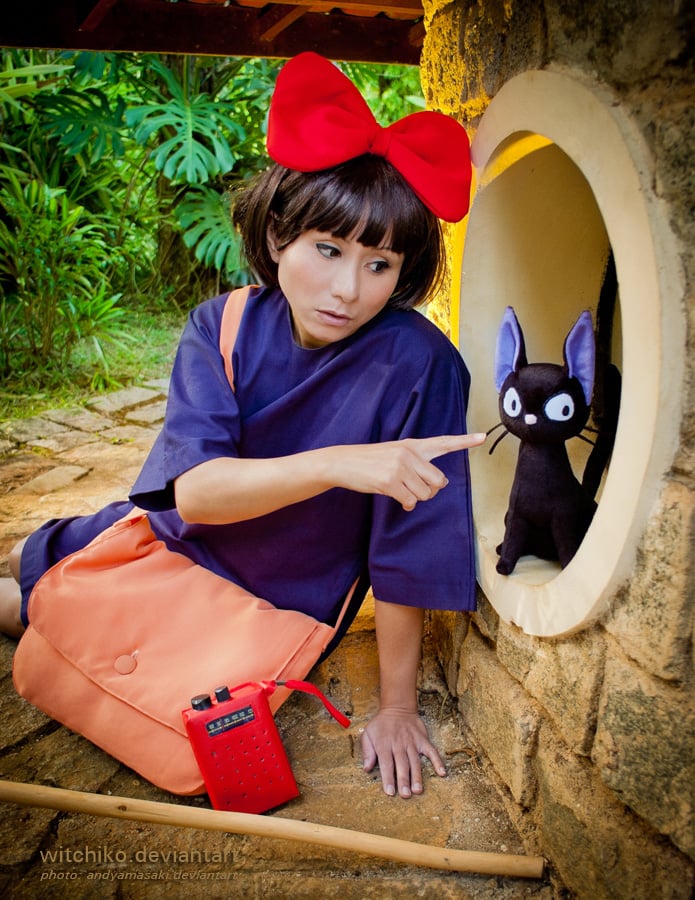 kiki's delivery service cosplay Kiki (kiki's delivery service) cosplay 😄👍