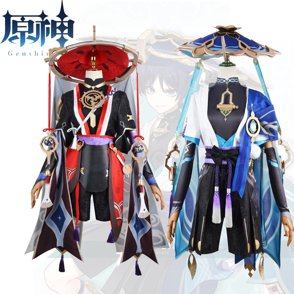 scaramouche cosplay twitter Genshin impact wanderer balladeer scaramouche cosplay costume