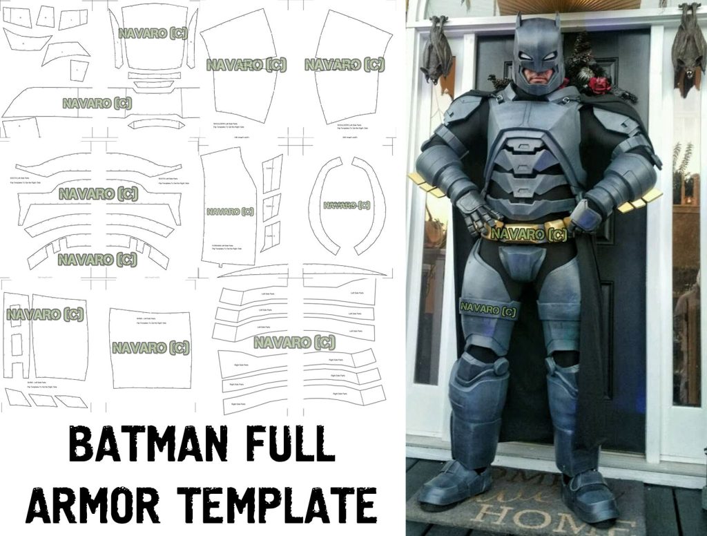 cosplay armor template Foam armor templates