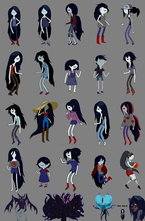 marceline outfits adventure time Marceline's outfits