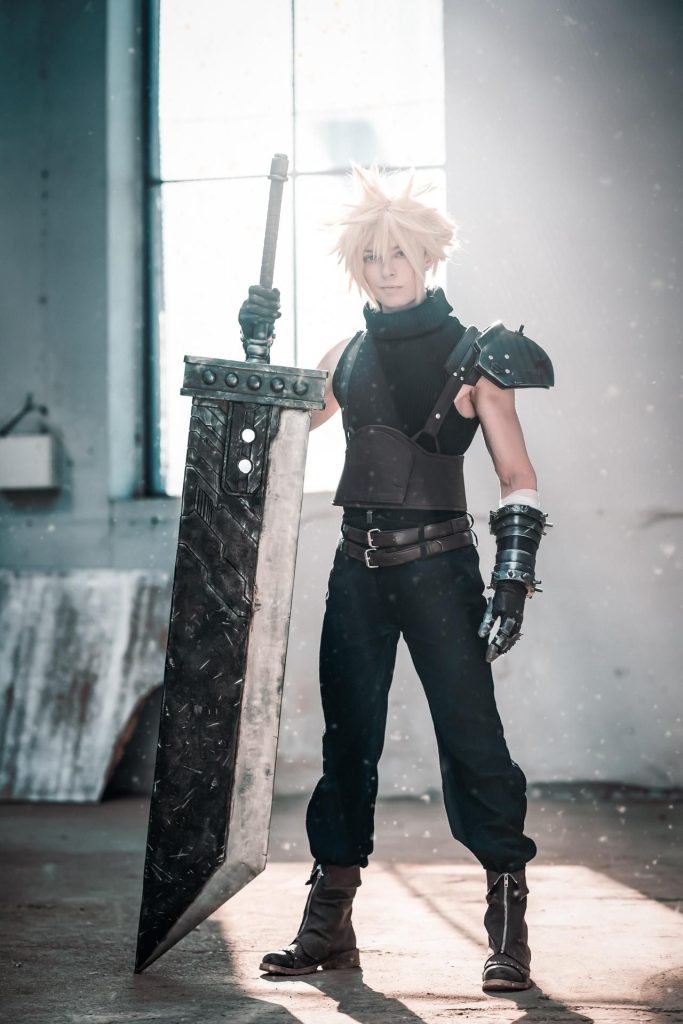 cloud strife cosplay outfit Final fantasy vii 7 remake cloud strife cosplay costume armor bracer