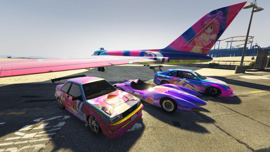 princess robot bubblegum cosplay Gta 5 online anime car what cars have an anime livery