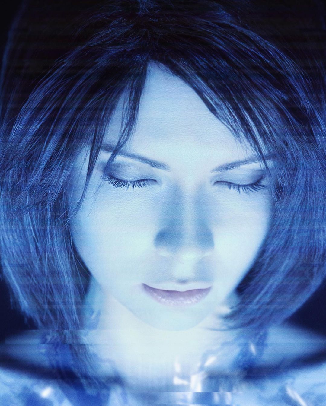 halo cortana cosplay Cortana sob