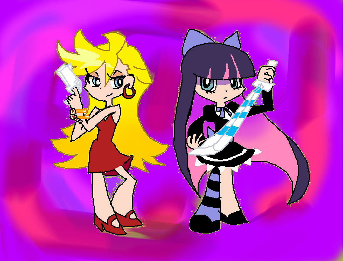 panty and stocking episodes Garterbelt genkin ratai ni