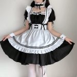 maid cosplay outfit Kamado nezuko demon slayer cosplay costume maid outfit – cosplaysky.ca