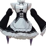 maid cosplay amazon Black cute lolita maid costumes girls women lovely maid