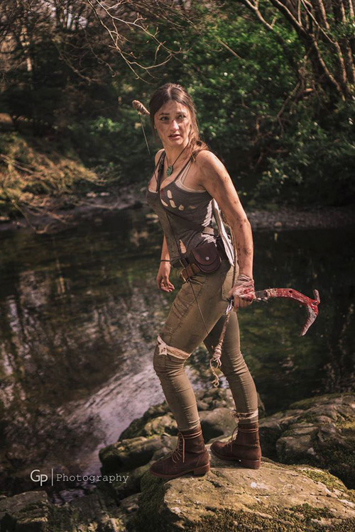 lara croft cosplay Croft raider tomb reborn pgw laura naomi kyle videogame