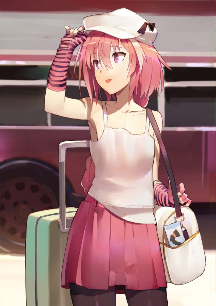 astolfo cosplayer Astolfo selfie grandorder