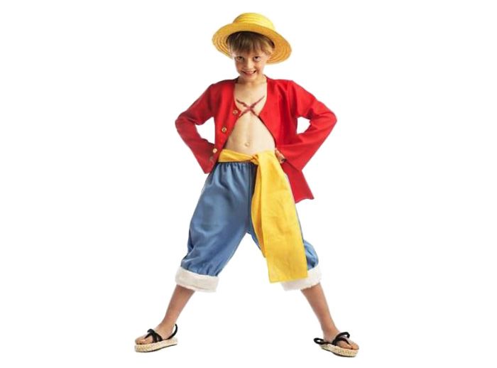 monkey d luffy kids costume Anime one piece monkey d luffy cosplay costume full set uniform for