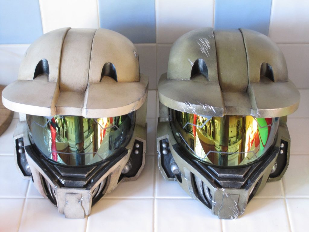 halo cosplay helmet Hand made cosplay halo helmet by neill art studios