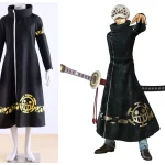 law cosplay costume Trafalgar law costume cloak cosplay piece