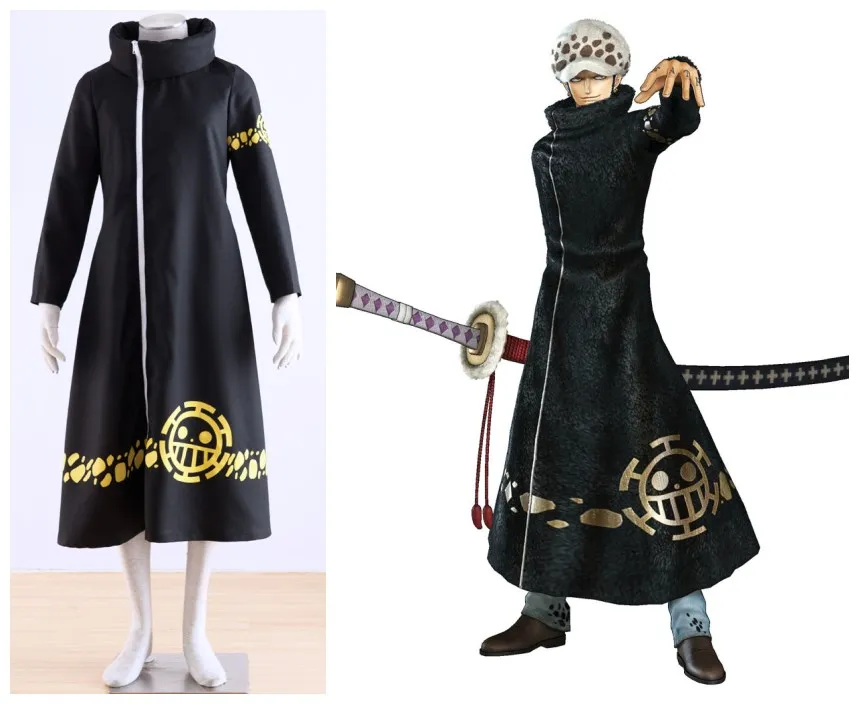 law cosplay costume Trafalgar law costume cloak cosplay piece