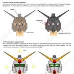 gundam cosplay helmet Gundam helmet for cosplay 3d model 3d printable