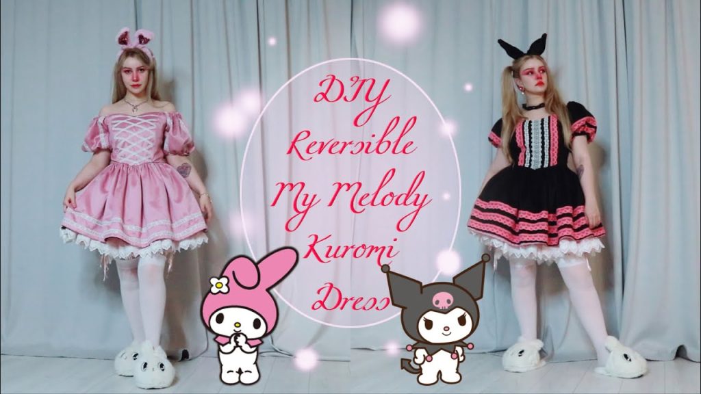 my melody and kuromi cosplay My melody kuromi cosplay