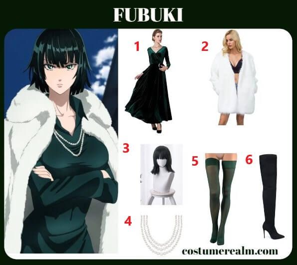 fubuki cosplay dress Fubuki shirou / shawn frost cosplay